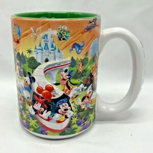 WALT DISNEY WORLD Grandpa 3D Coffee Mug/Cup- Four Parks One World- Mickey/Minnie
